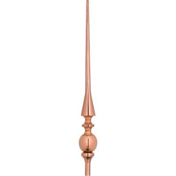 Good Directions Good Directions 28" Aragon Polished Copper Rooftop Finial 755